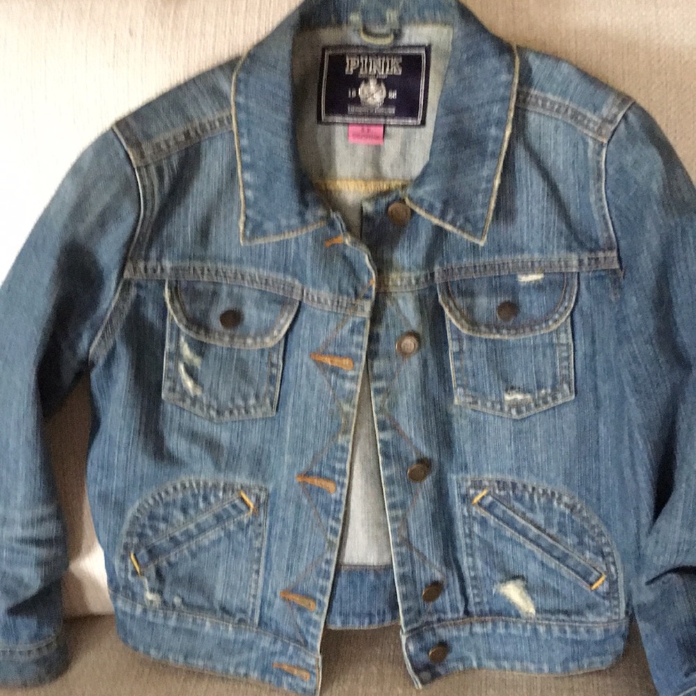 PINK jeans jacket
